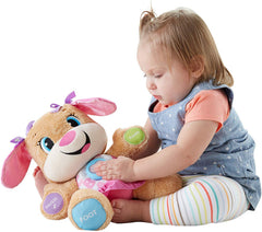 Fisher-Price Laugh and Learn Sis side angle highlighting stage-based learning and growth