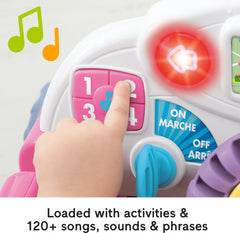 Fisher-Price Laugh & Learn Crawl Around Car lights and sounds reinforce interactive learning moments.