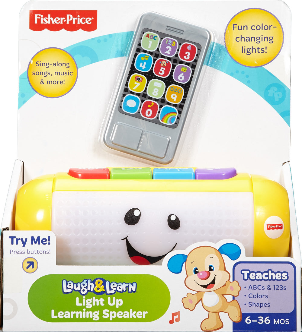 Fisher-Price Laugh & Learn speaker light show adds visual stimulation during play