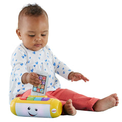 Fisher-Price Laugh & Learn speaker with red button boosts early ABC exposure