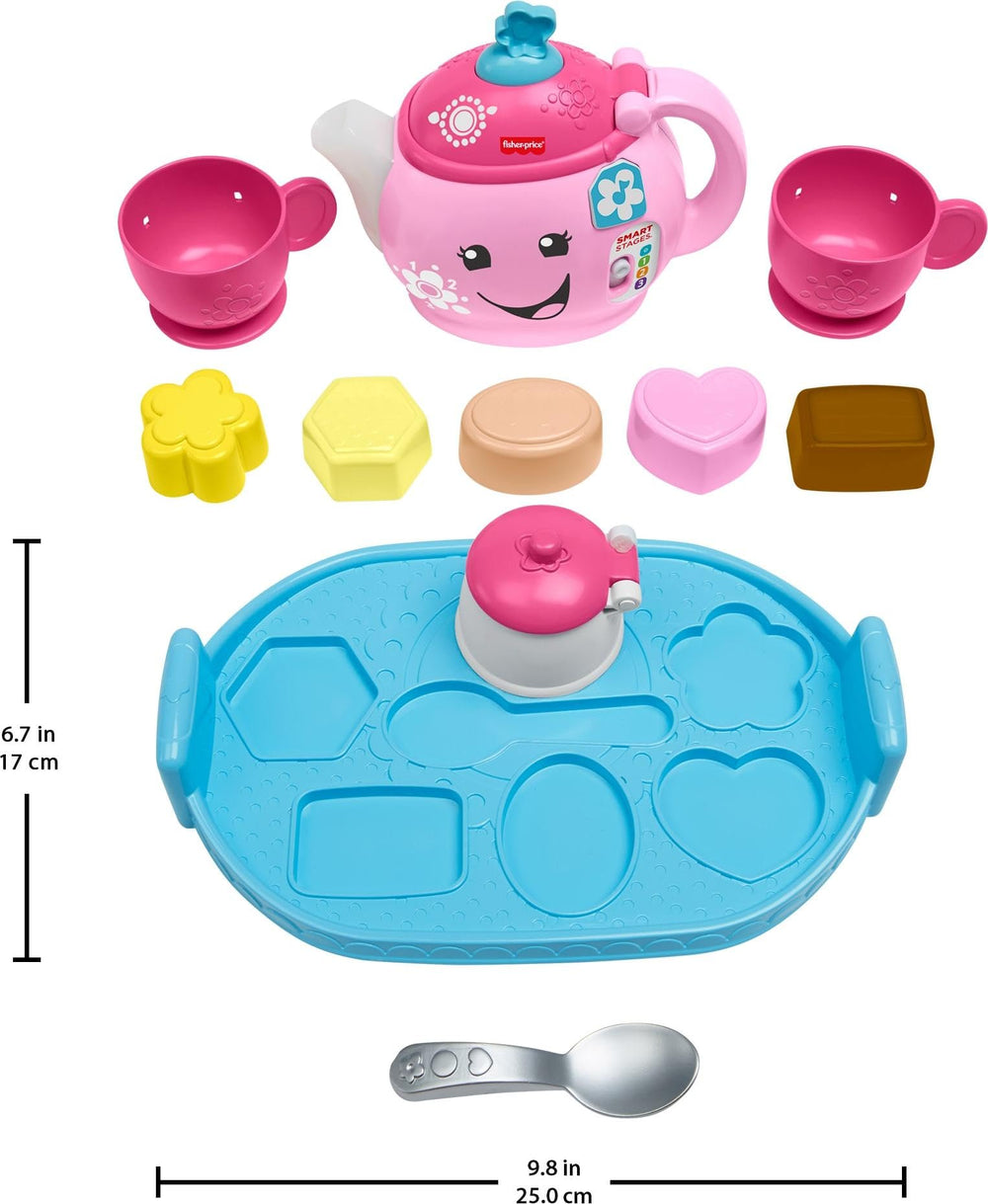 Fisher-Price Laugh & Learn light-up features with songs engage the senses during play