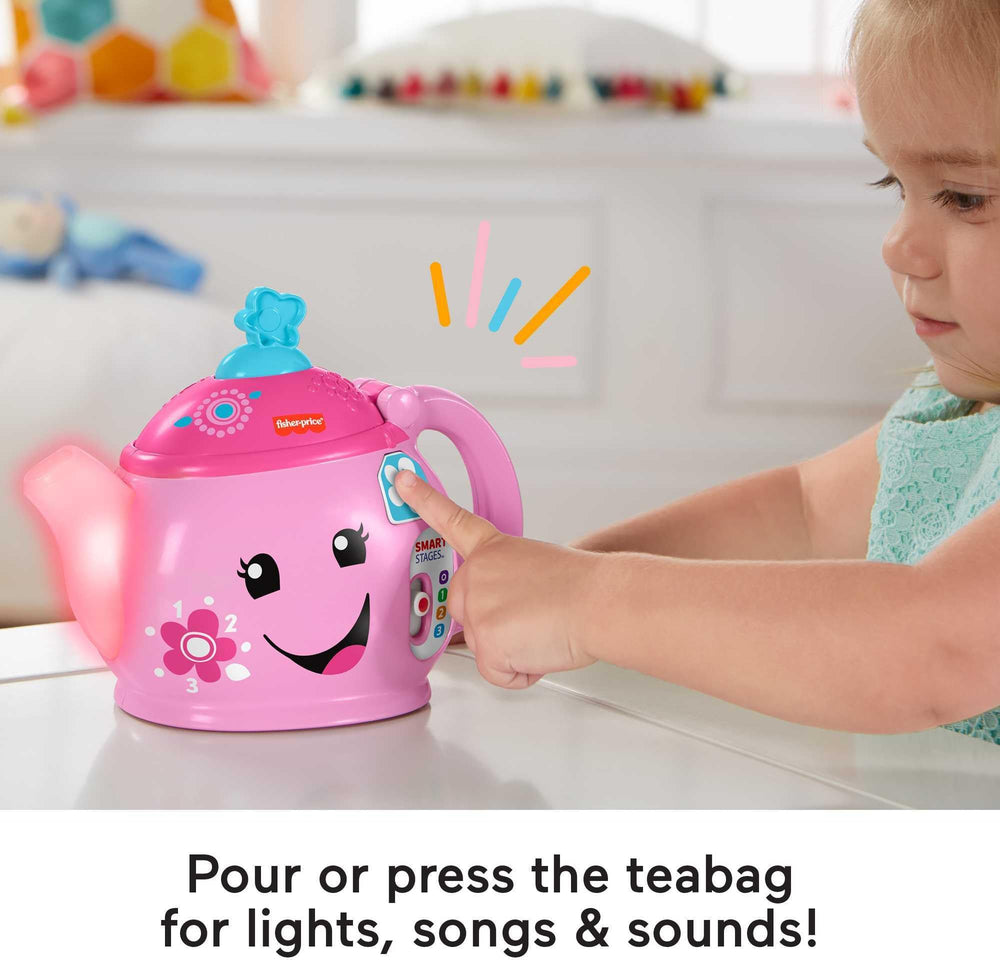 Fisher-Price Laugh & Learn spoon and pieces support pretend sharing and fine motor play