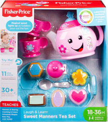 Fisher-Price Laugh & Learn 11-piece set invites interactive tea-time storytelling