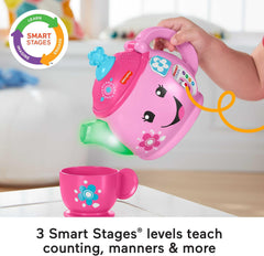 Fisher-Price Laugh & Learn tray with shape treats promotes sorting and puzzle skills