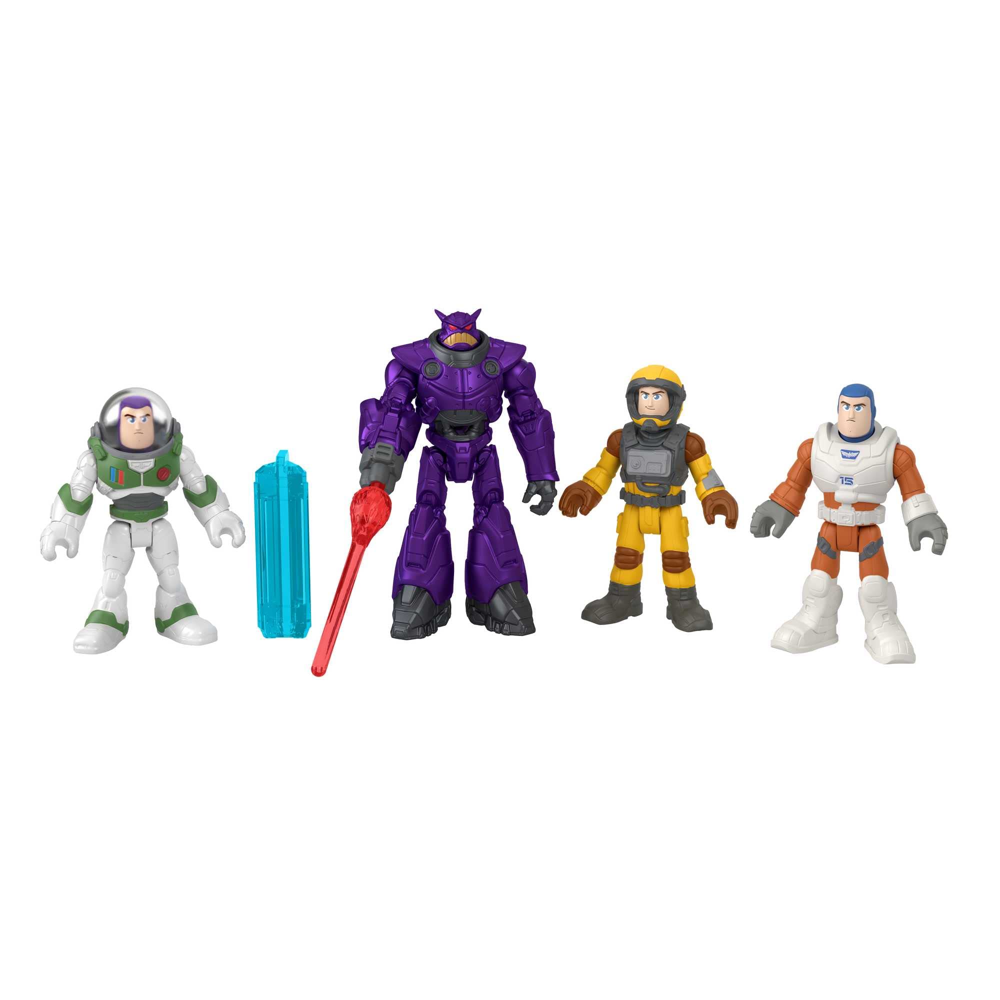 Fisher-Price Buzz Alpha figure for imaginative space adventures.