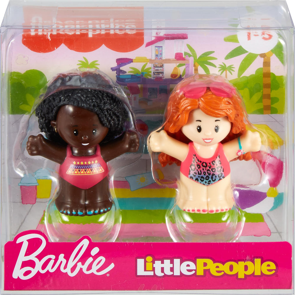 Fisher-Price Little People Barbie two-character sets enable versatile storytelling.