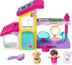 Fisher-Price Little People Barbie Pet Spa grooming station with music sparks imaginative grooming play