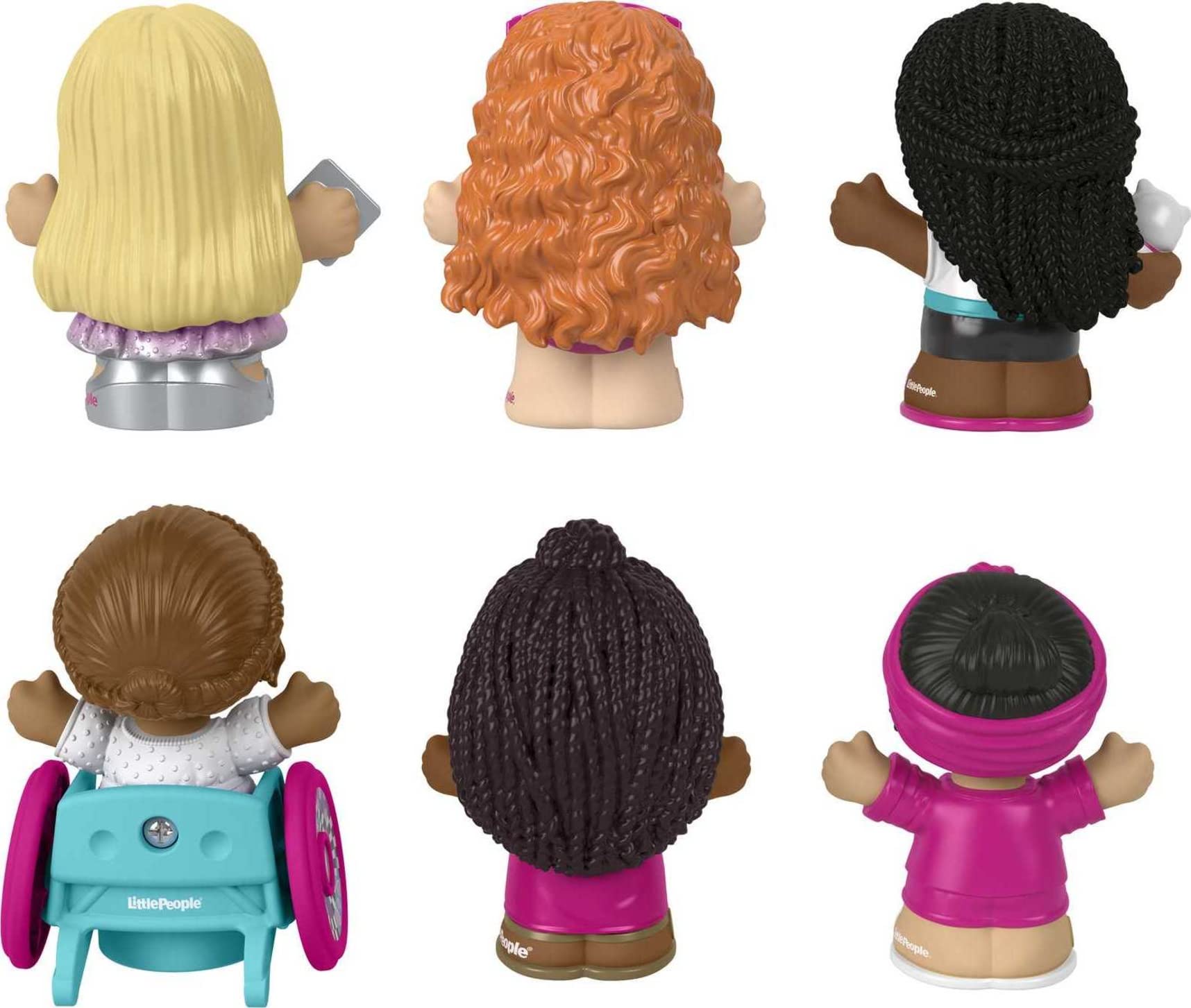Fisher-Price Little People Barbie summer swim figure for poolside pretend play.