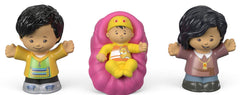 Little People Big Helpers figures: easy-to-grasp shapes encourage dexterity and interactive storytelling.