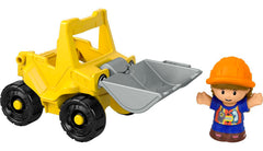 Fisher-Price Little People Bulldozer cab detail emphasizes kid-friendly craftsmanship