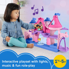Fisher-Price Little People Cinderella and Jasmine figures spark pretend adventures.