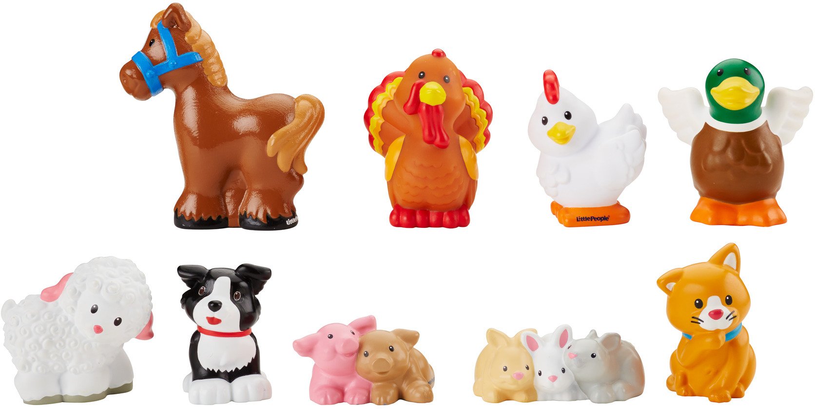 Fisher-Price Little People turkey figure for farm role-play.