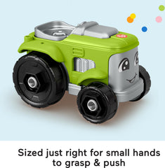 Fisher-Price Little People farmer figure designed for imaginative farm storytelling