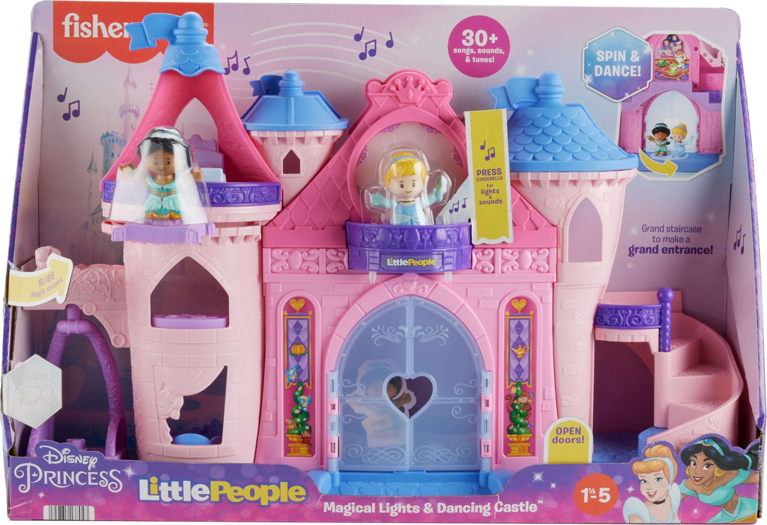 Fisher-Price Little People set supports toddlers' imaginative play and storytelling.