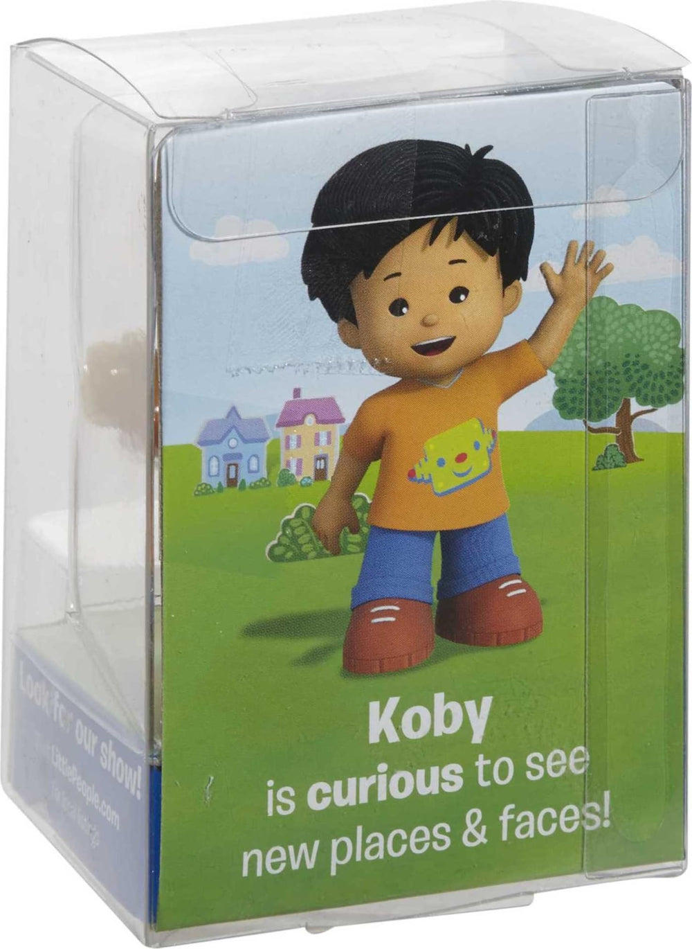 Fisher-Price Little People Koby with fellow characters encourages storytelling.