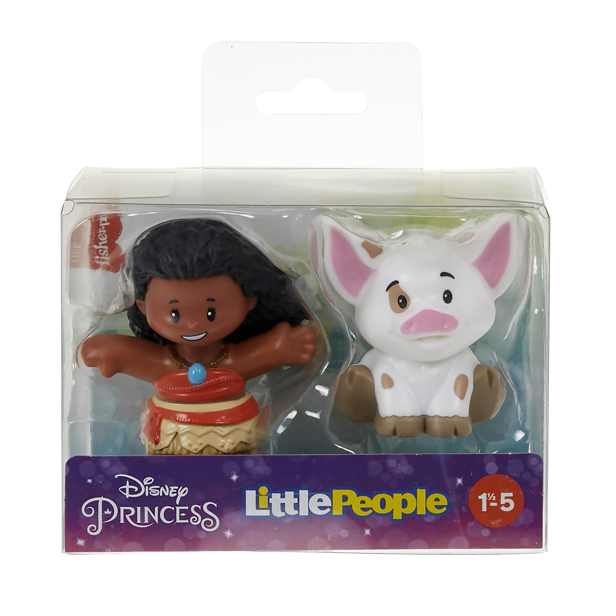 Ages 1½–5: Moana and Pua figures fit growing storytellers.