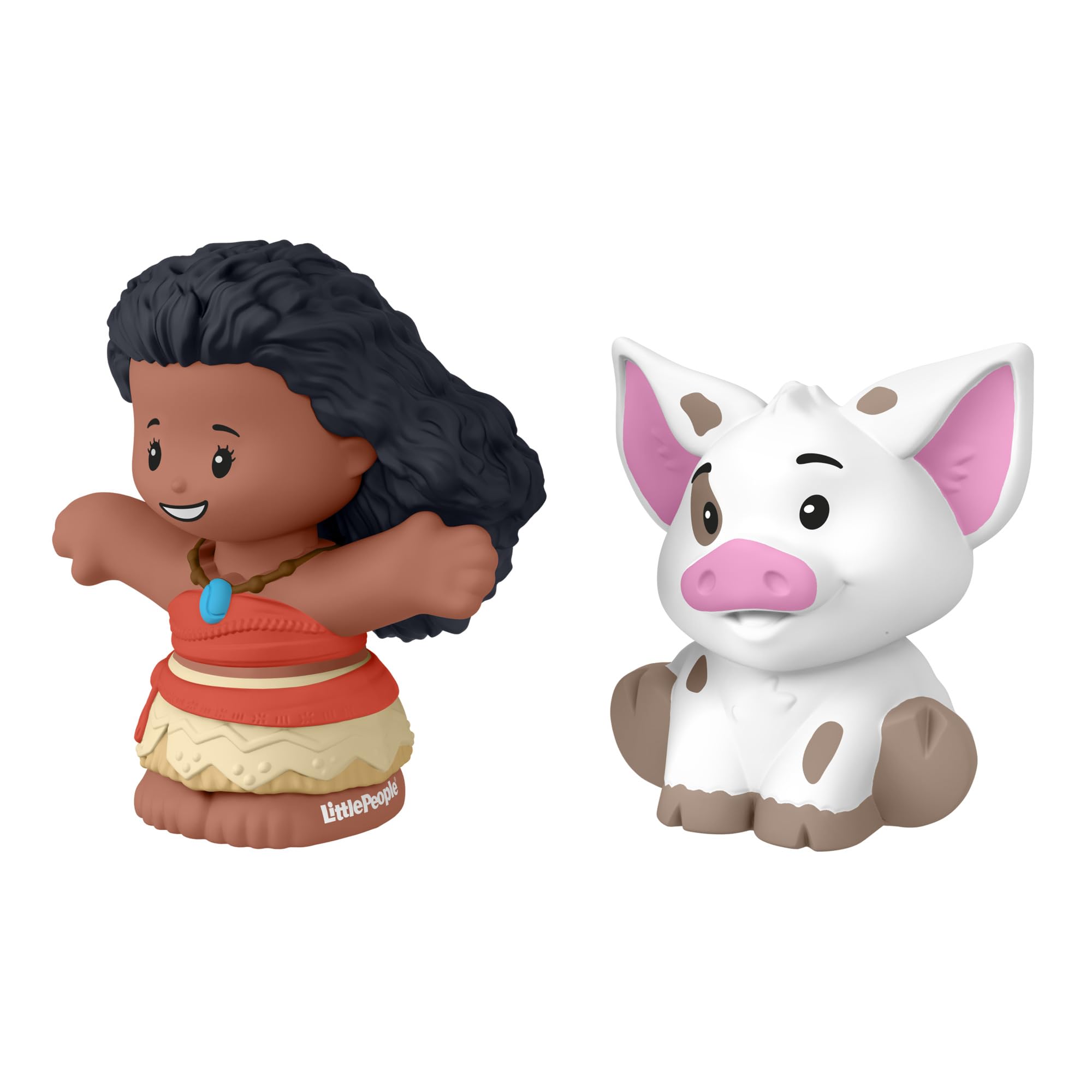 Moana and Pua toddler-grip figures designed for small hands and easy manipulation.
