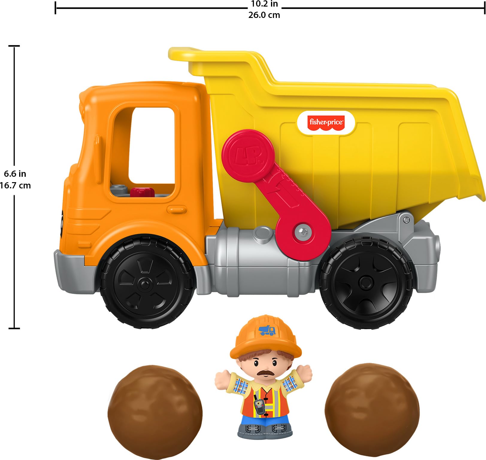 Fisher-Price Little People pretend construction scene encouraging storytelling