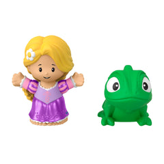 Fisher-Price Little People Rapunzel and Pascal figures designed for easy toddler grasp and play