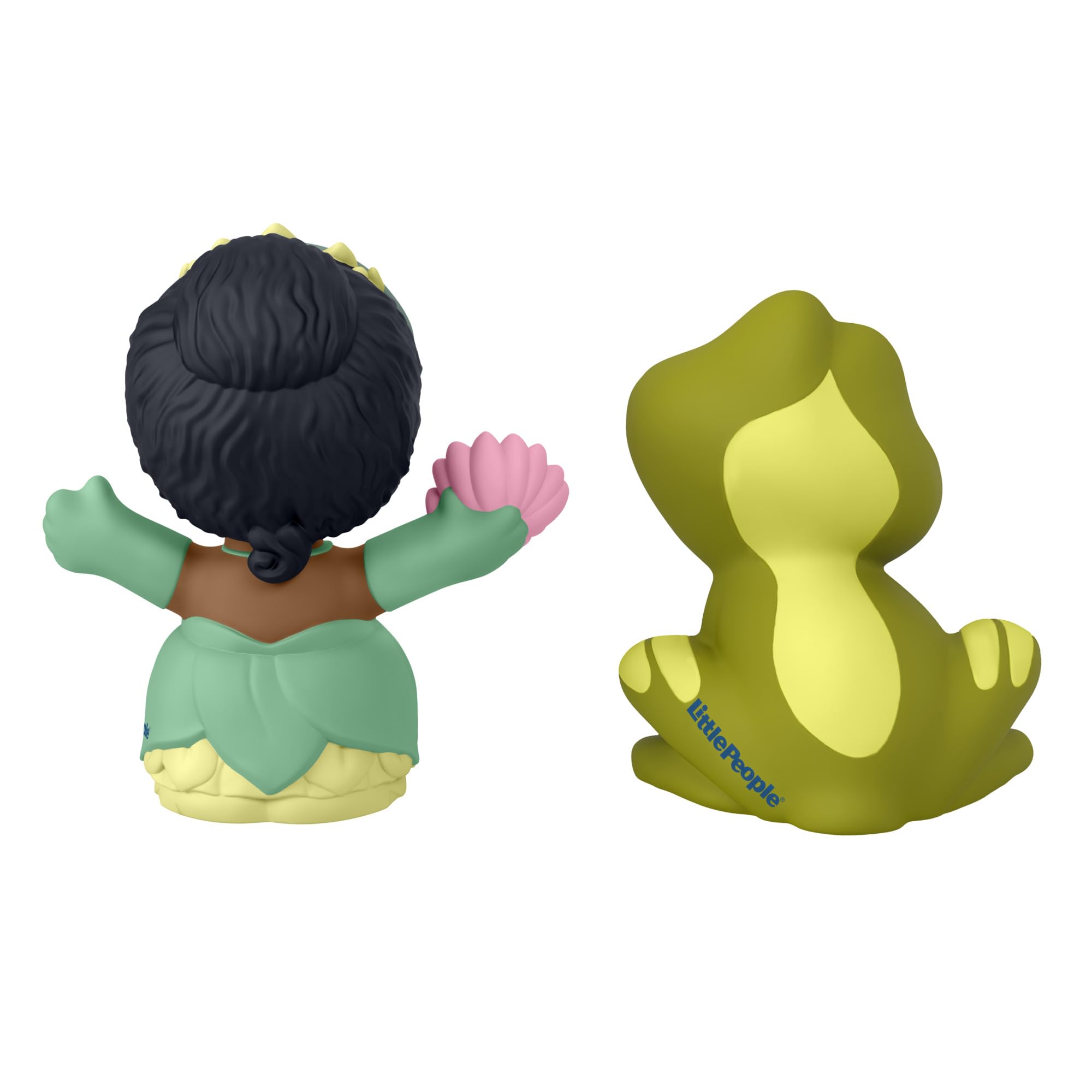 Children engage in an imaginative play scene with Tiana and Naveen