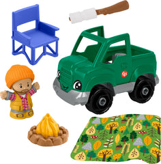 Fisher-Price Little People Time to Camp camper figure fuels imaginative camping play