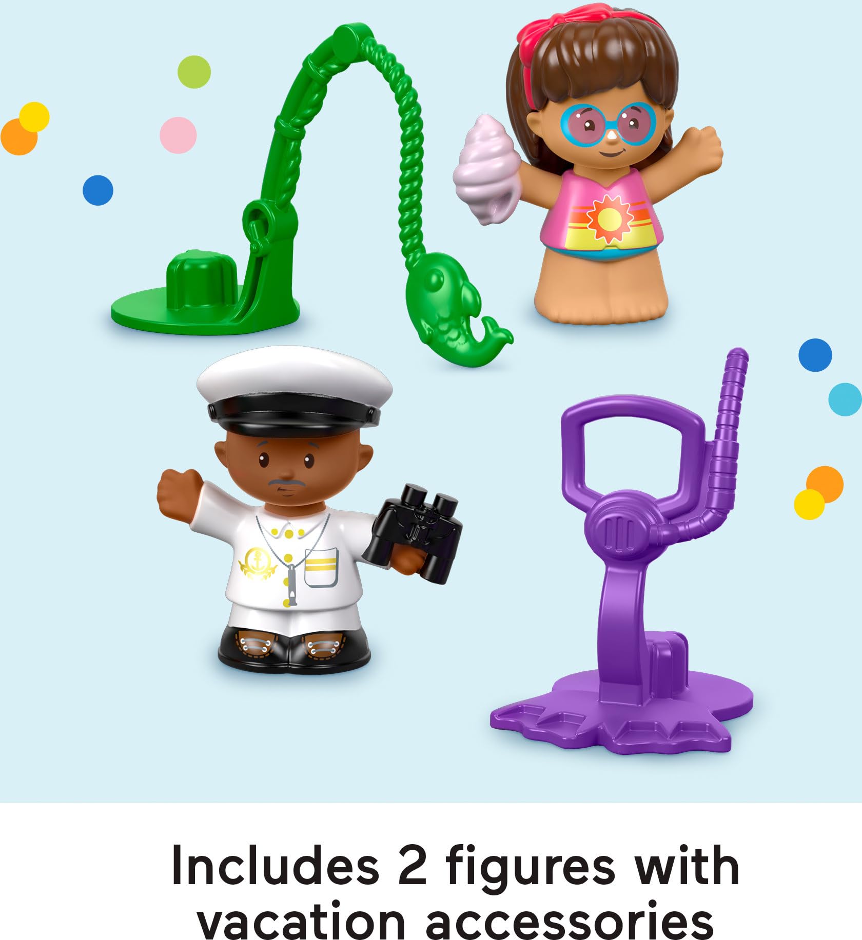 Dock snack accessory invites shared moments on the Fisher-Price ship