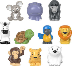 Fisher-Price Little People hippo figure for imaginative play sessions.