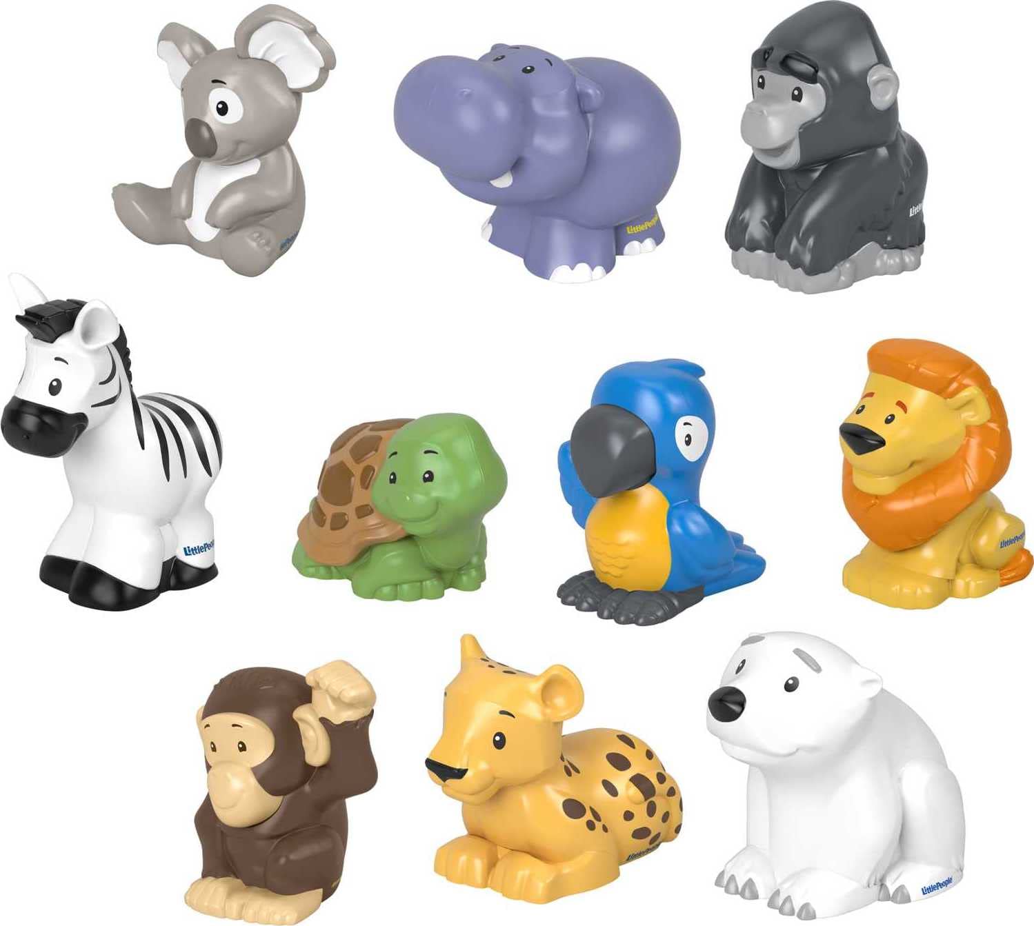 Fisher-Price Little People lion figure sparks safari pretend-play.