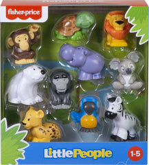 Fisher-Price Little People zebra figure adds bold character to playsets.