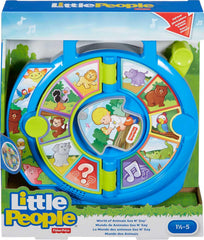 Fisher-Price Little People World of Animals See 'N Say bear: learn name and gentle growl.