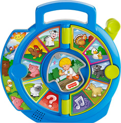 Fisher-Price Little People World of Animals See 'N Say cow: learn name and sounds.