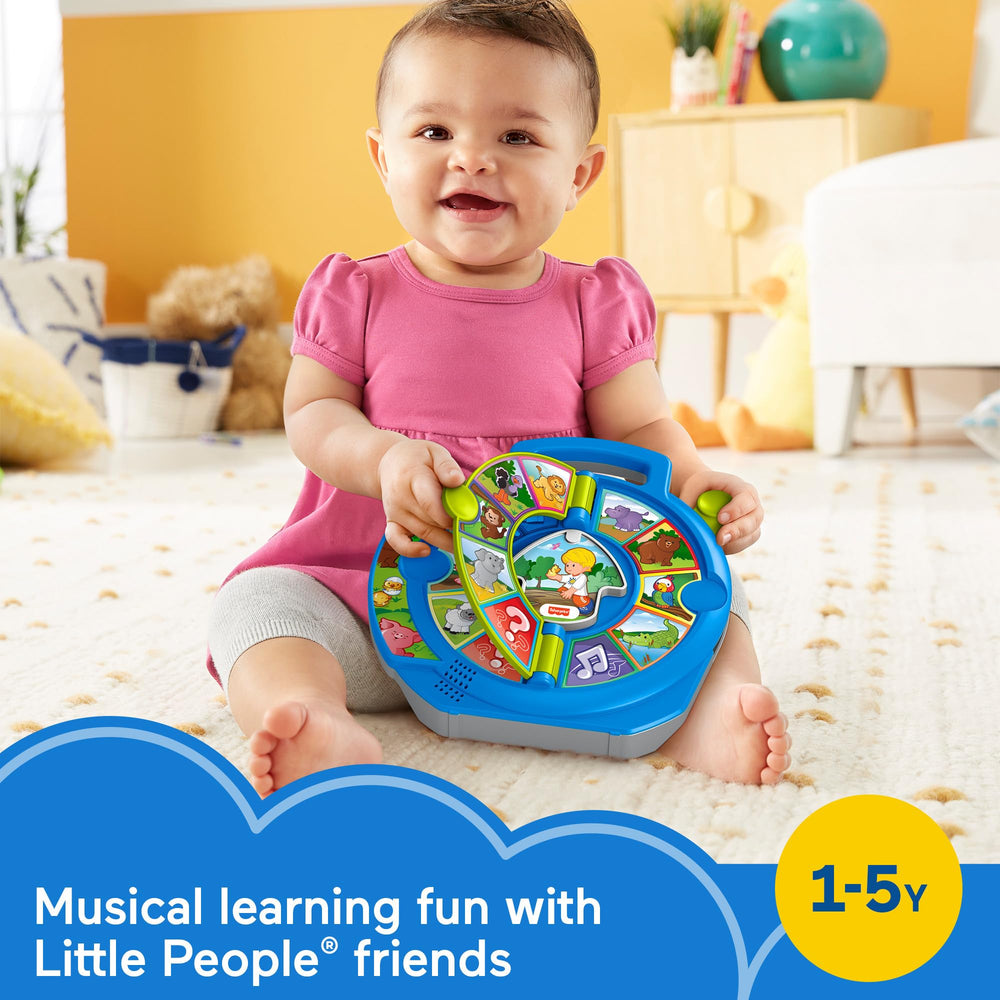 Fisher-Price Little People World of Animals See 'N Say lion: discover name and roar sounds.
