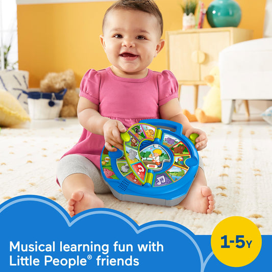 Fisher-Price Little People World of Animals See 'N Say lion: discover name and roar sounds.