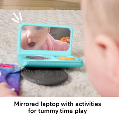 Fisher-Price Mini Me Moments DJ Set crinkle sleeve promotes texture exploration