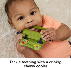 Fisher-Price Mini Me Moments Tiny Tailgater crinkle finger encourages touch and grip