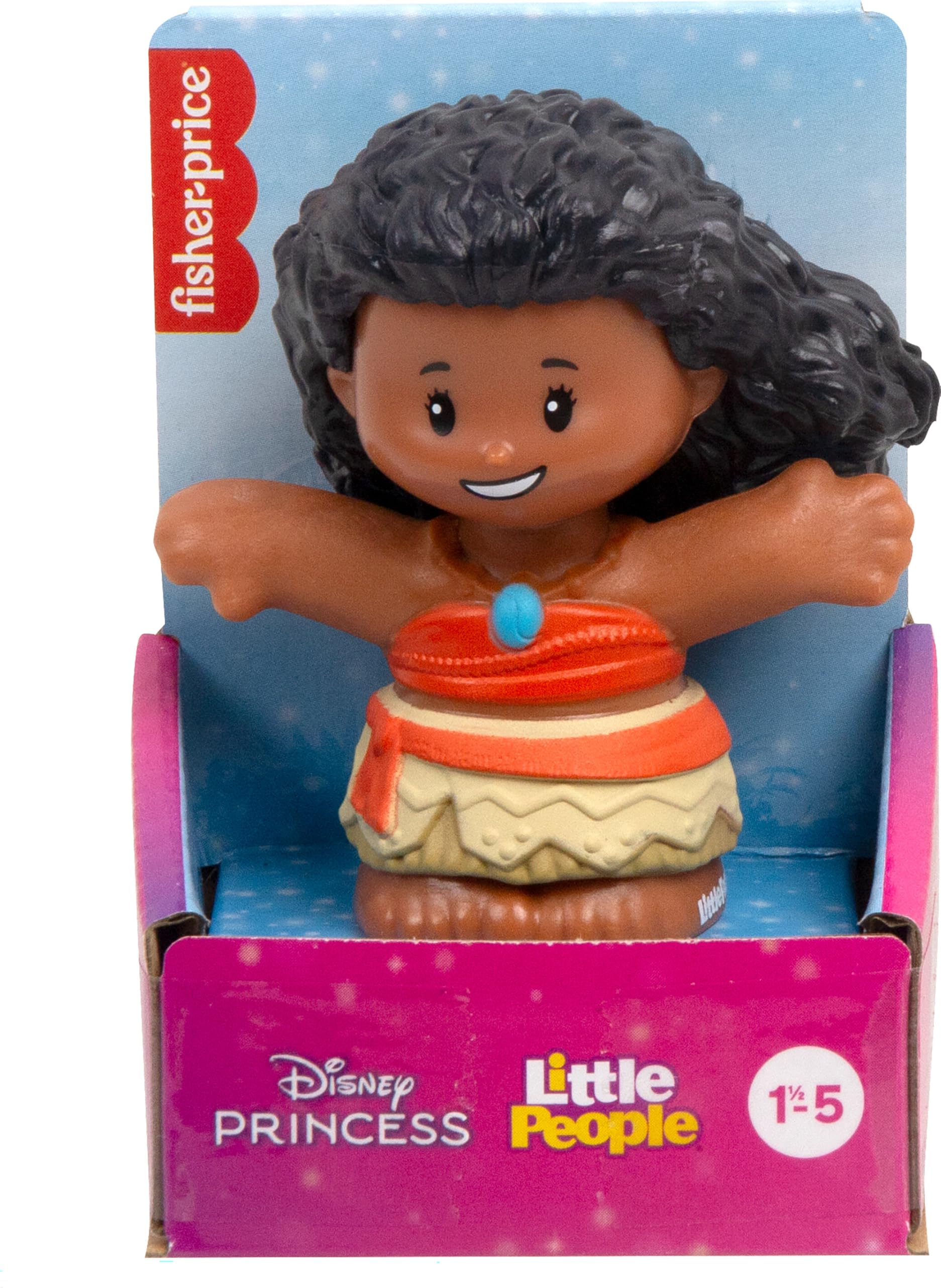 Fisher-Price Moana Little People figure design highlighting approachable features.