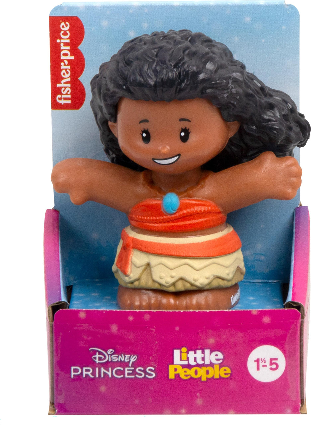 Fisher-Price Moana Little People figure design highlighting approachable features.