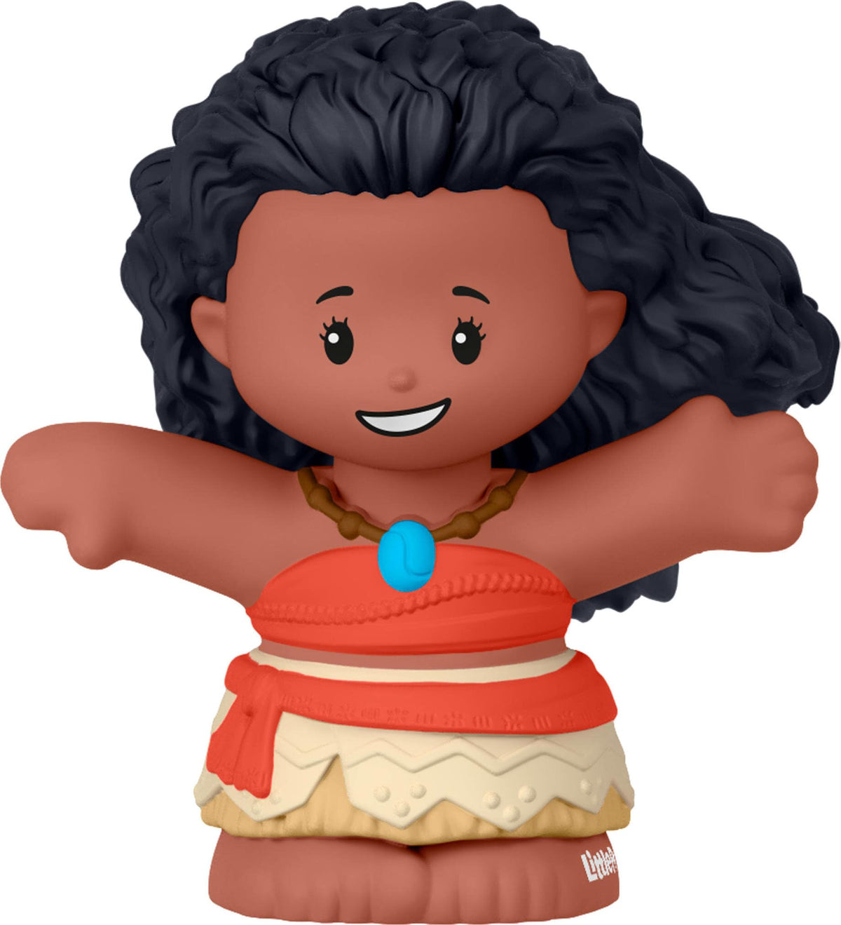 Fisher-Price Moana Little People figure close-up for toddler-friendly pretend play.