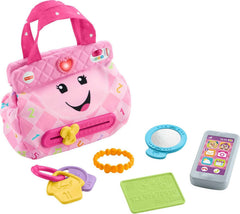 Fisher-Price My Smart Purse lights up with songs for playful learning.