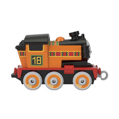 Fisher-Price Nia push-along engine top view with smooth edges for easy grasp