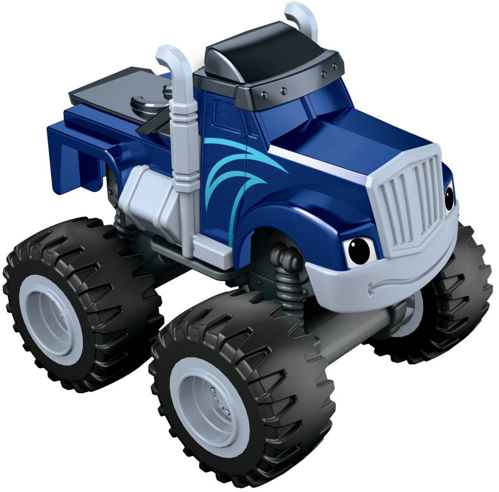 Fisher-Price Blaze Crusher Core truck for high-speed race play.