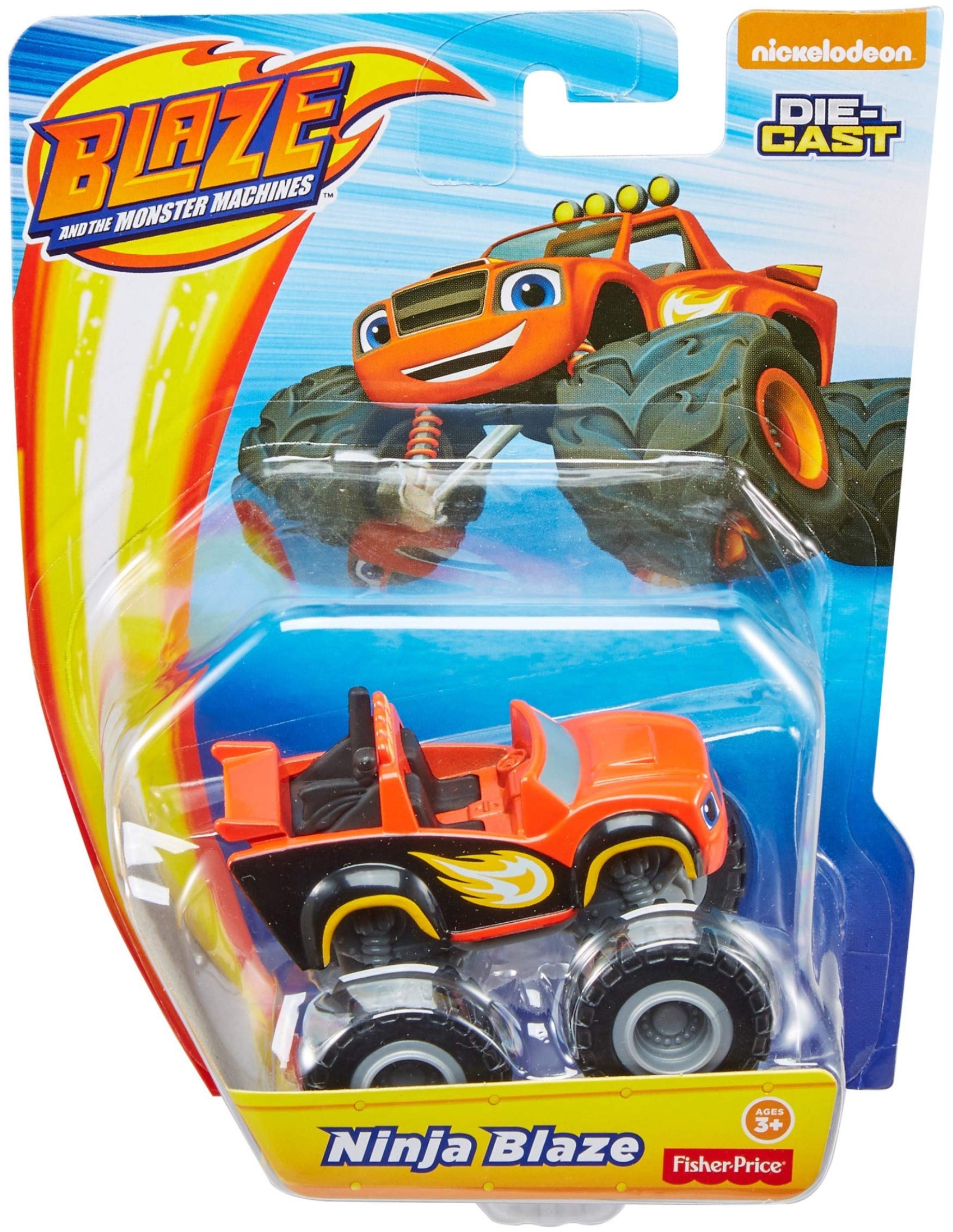 Ninja Blaze toy promotes storytelling during race adventures.