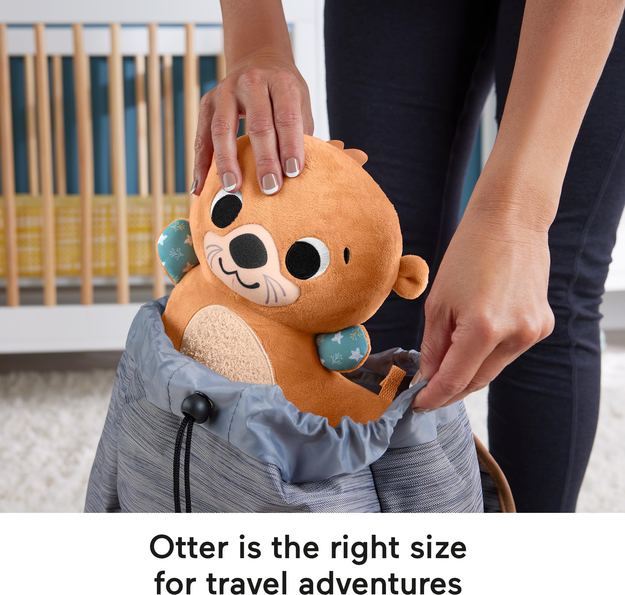 Fisher-Price roly-poly otter rocks and jingles when touched