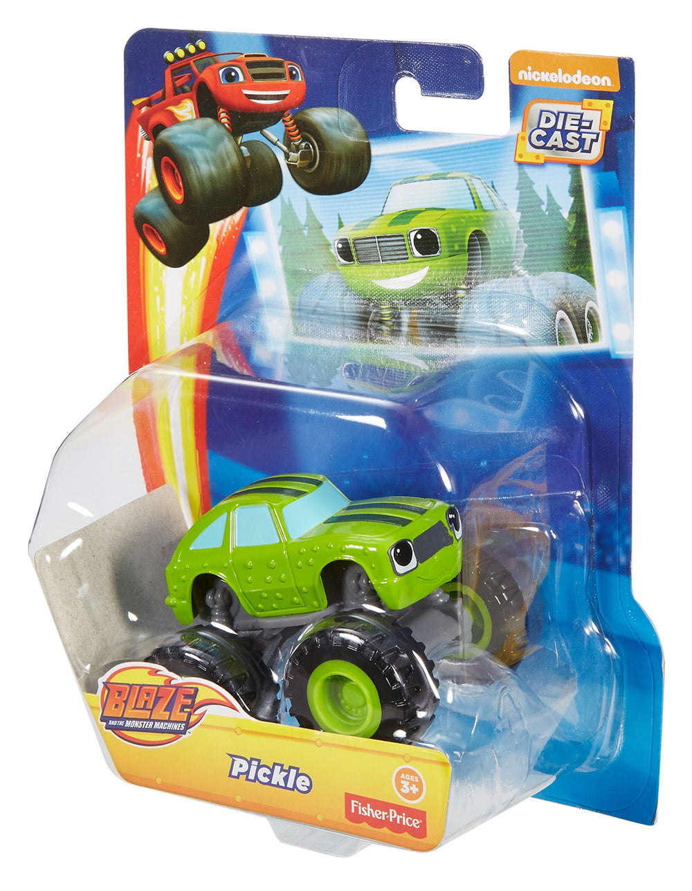 Fisher-Price Pickle play scene invites storytelling and imaginative racing in Blaze’s world.