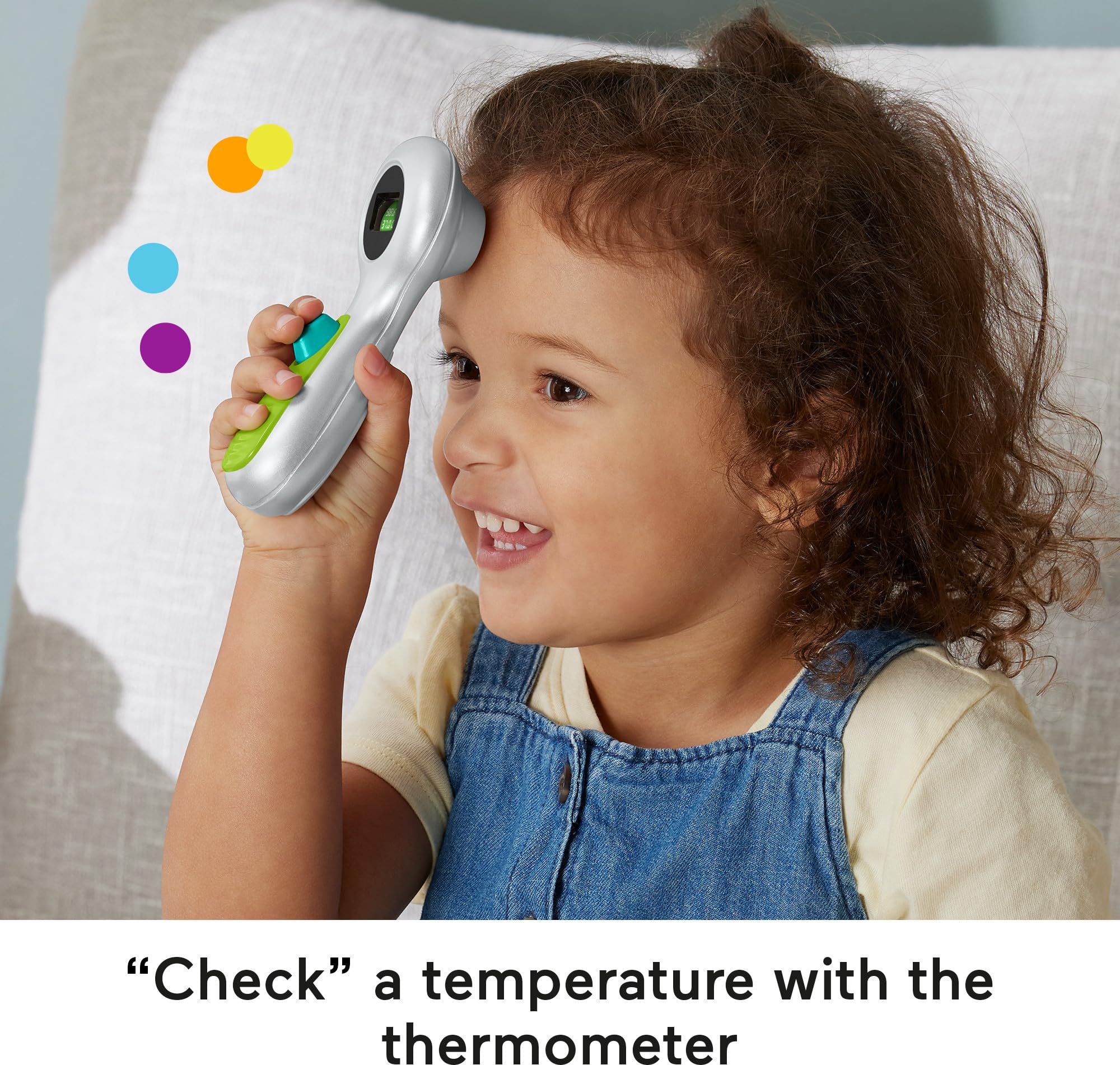 Fisher-Price Preschool Medical Kit otoscope for pretend ear exams.