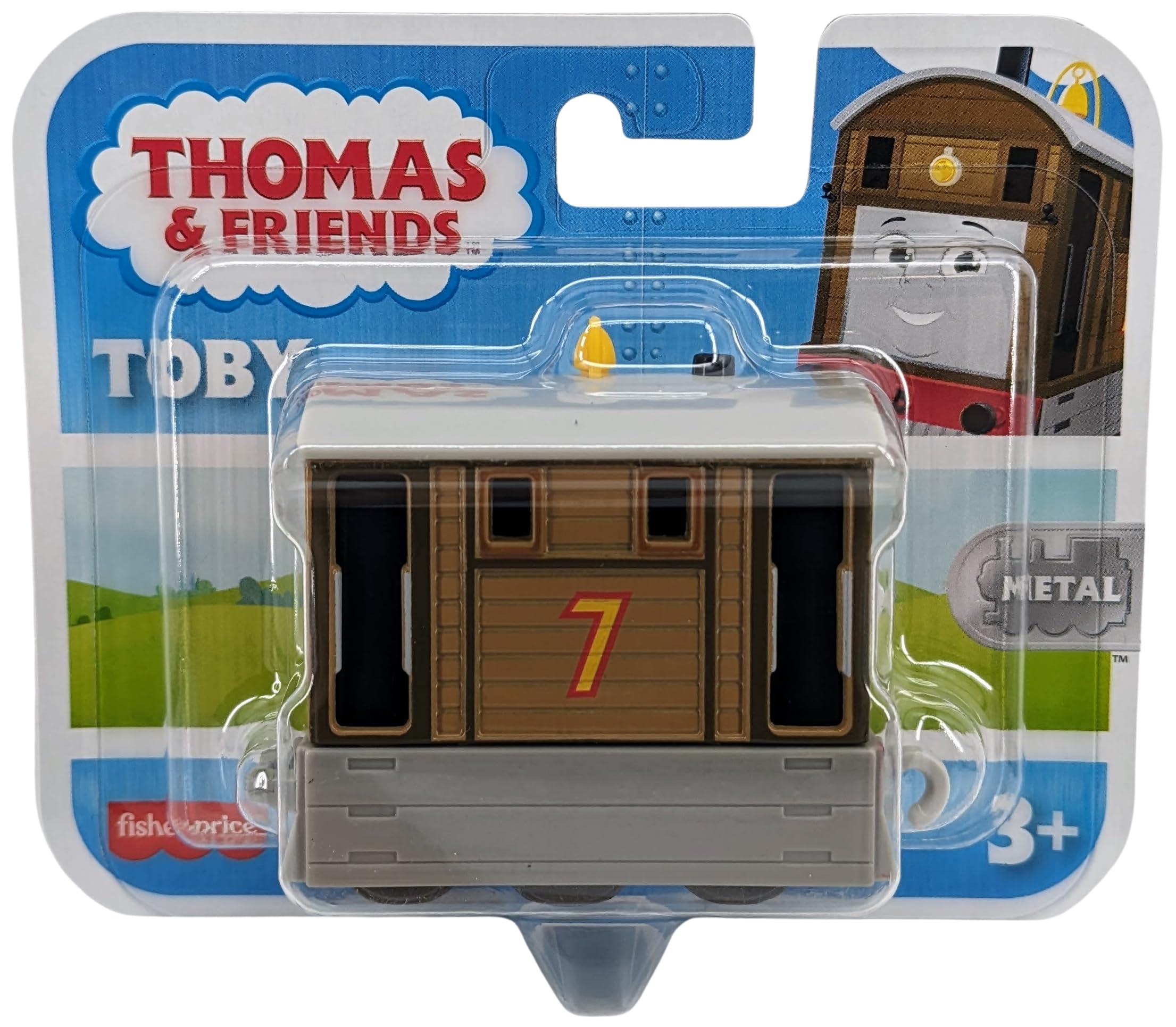 Fisher-Price preschool vehicle set supports creative storytelling and pretend journeys.