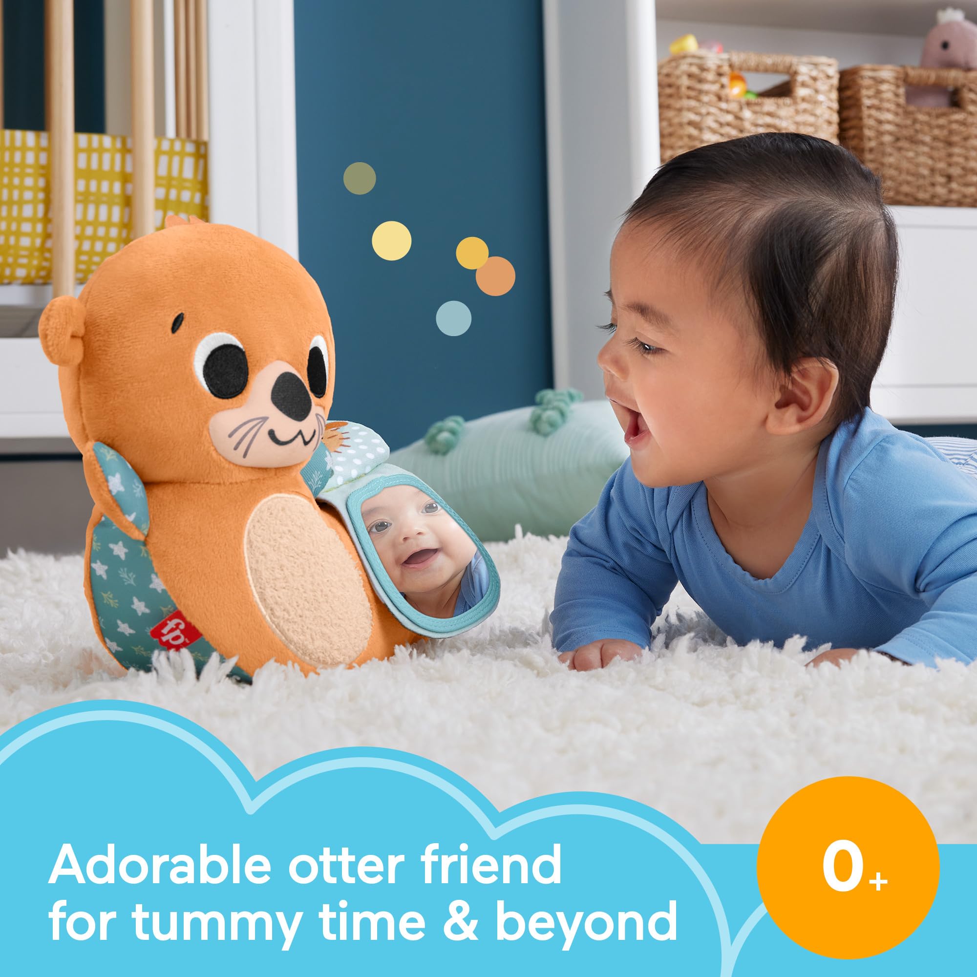 Fisher-Price soft book high-contrast pages boost visual development