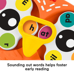 Fisher-Price Spin 'n Rhyme activity supports early alphabet awareness