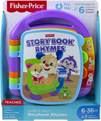Fisher-Price portable Storybook Rhymes design fits in a diaper bag