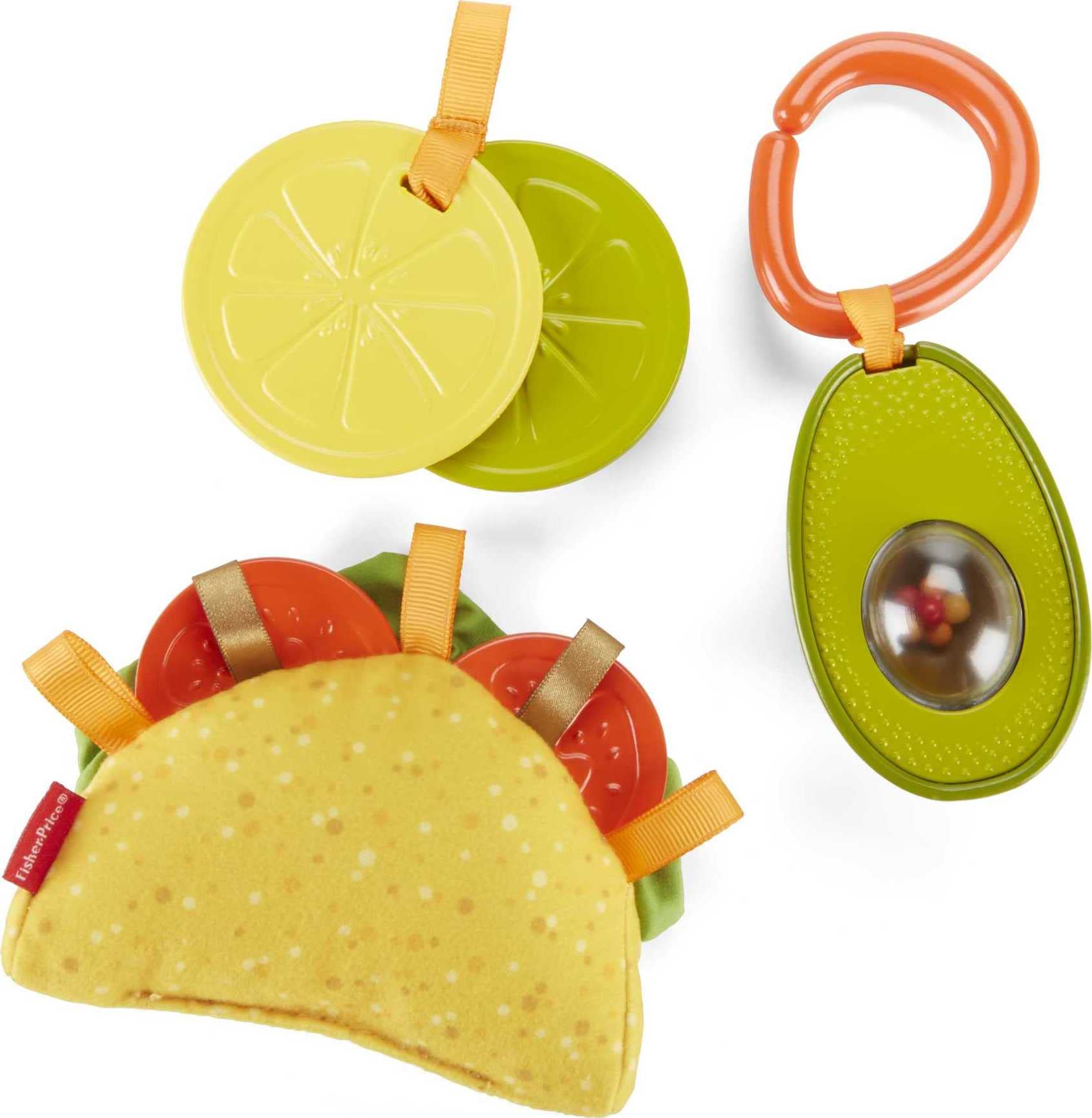 Fisher-Price lemon clackers offering shake-and-sound fun